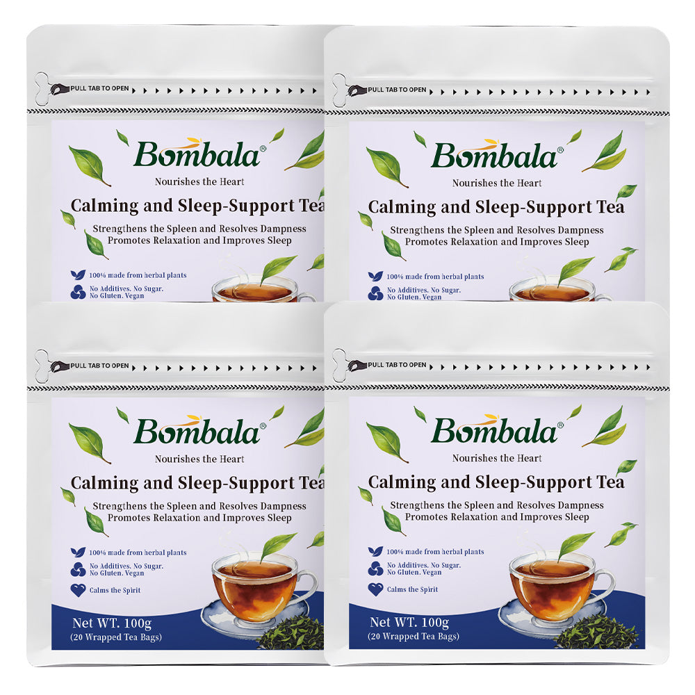Calming and Sleep-Support Tea - 25 ingredients- jujube seed poria cocos tea (20Bags in 1 Pack)