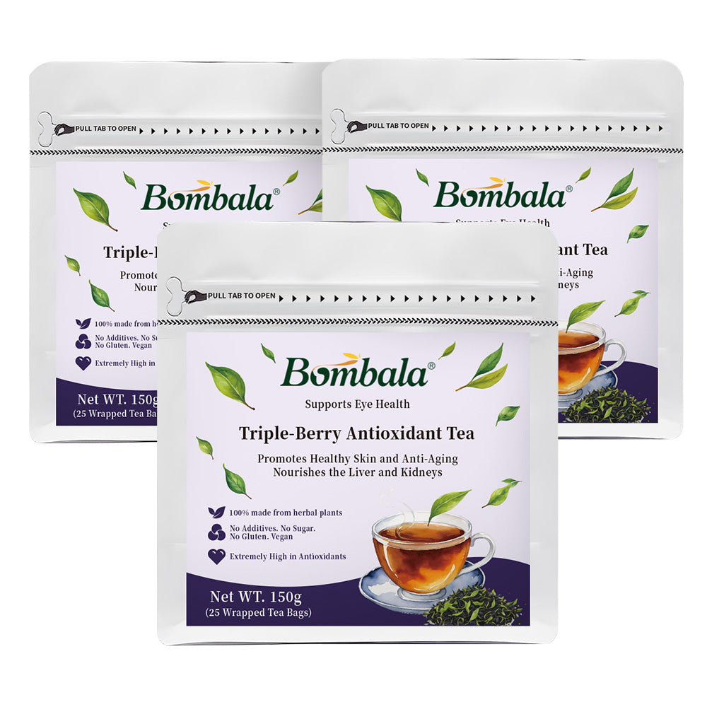 Blueberry Mulberry Black Goji Berry Tea- Protect eyes + antioxidant
