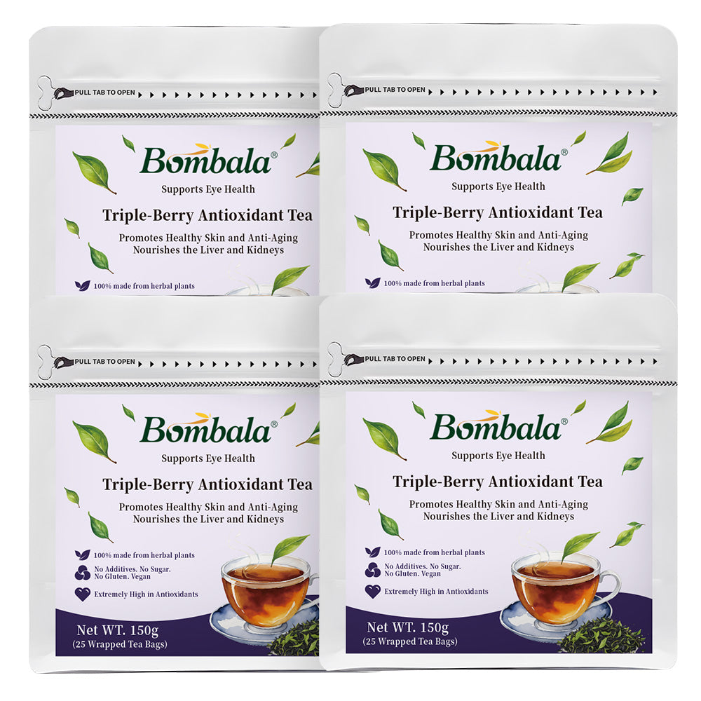 Blueberry Mulberry Black Goji Berry Tea- Protect eyes + antioxidant