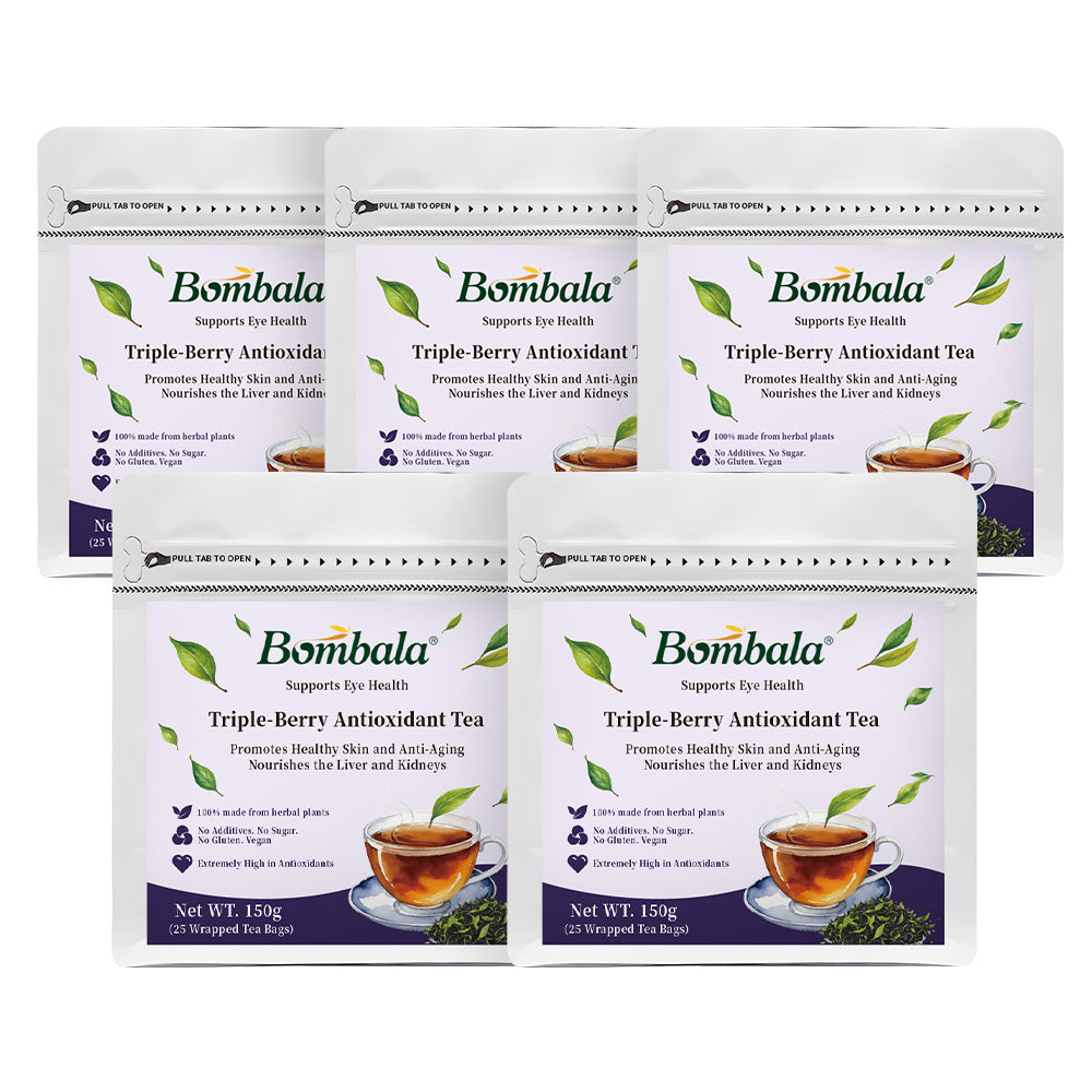 Blueberry Mulberry Black Goji Berry Tea- Protect eyes + antioxidant